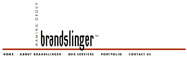 Brandslinger brand naming company